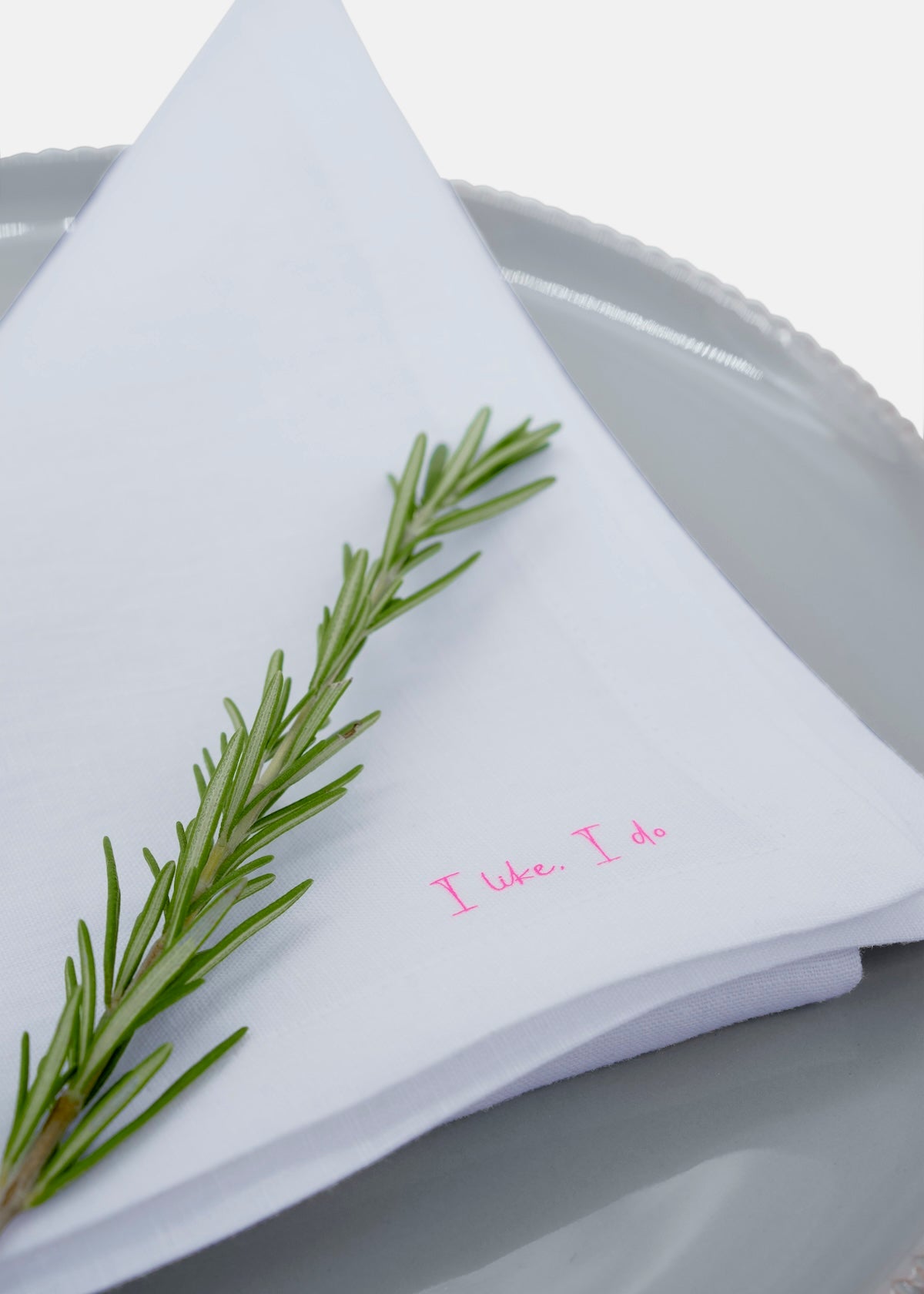 Serviette - I like. I do